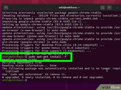 Imagem intitulada Install Google Chrome Using Terminal on Linux Step 6