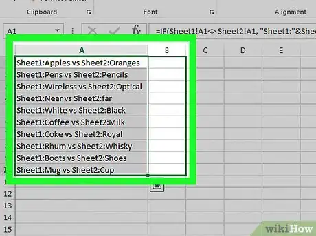 Imagem intitulada Compare Data in Excel Step 18