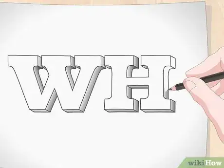 Imagem intitulada Draw 3D Block Letters Step 9
