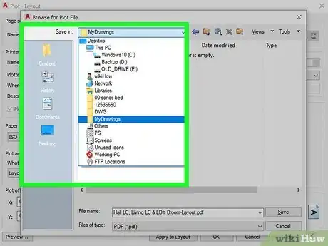 Imagem intitulada Convert an AutoCAD File to PDF Step 7