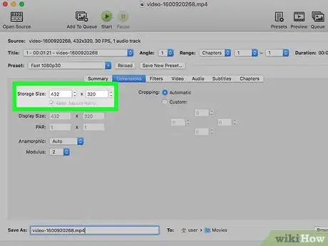 Imagem intitulada Reduce Video Size Step 8
