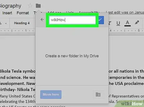 Imagem intitulada Create Folders in Google Docs Step 6