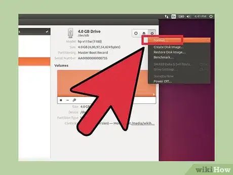 Imagem intitulada Format a USB Flash Drive in Ubuntu Step 5