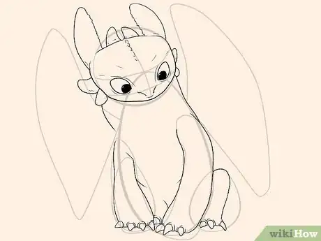 Imagem intitulada Draw Toothless Step 9