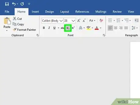 Imagem intitulada Type Subscript Step 4