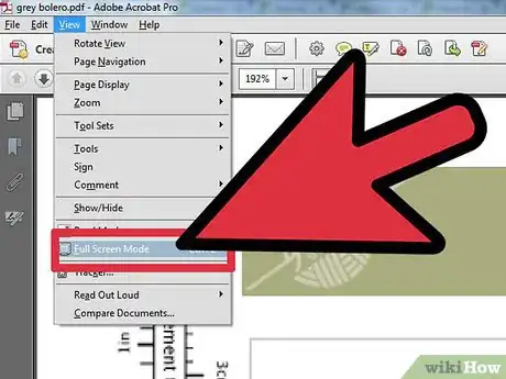 Imagem intitulada View a PDF Document in Full Screen View Step 1