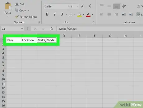 Imagem intitulada Make a Spreadsheet in Excel Step 3
