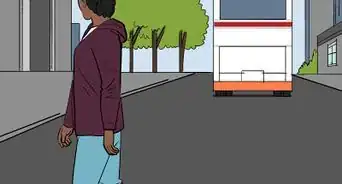Andar em um Ônibus de Transporte Público