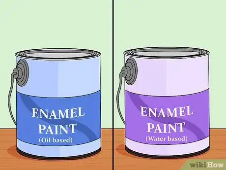 Imagem intitulada Work With Enamel Paint Step 2