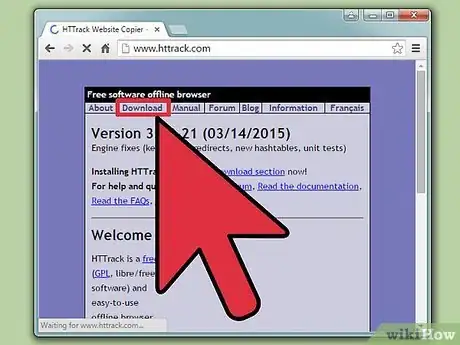 Imagem intitulada Copy a Website Step 1