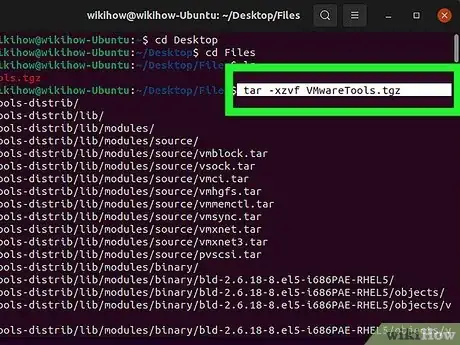 Imagem intitulada Install a Tgz File in Linux Step 2
