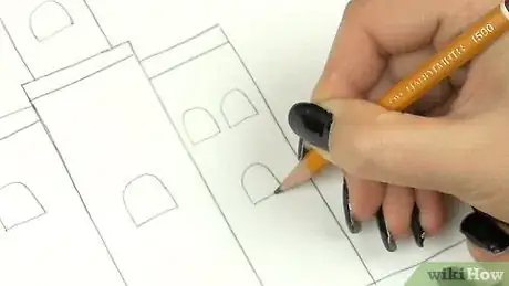 Imagem intitulada Draw a Medieval Castle Step 9