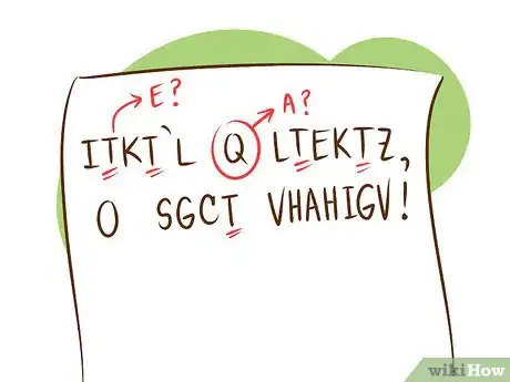 Imagem intitulada Decipher a Secret Code Step 2
