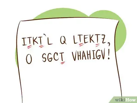 Imagem intitulada Decipher a Secret Code Step 1