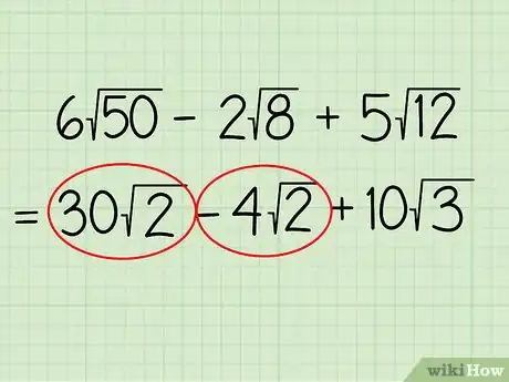 Imagem intitulada Add and Subtract Square Roots Step 2