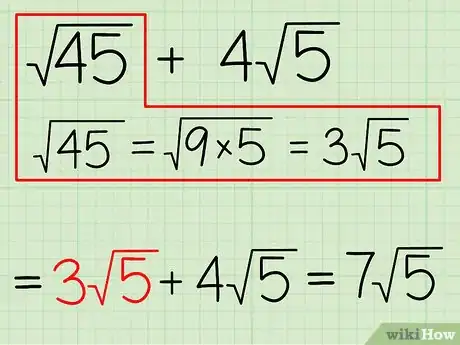 Imagem intitulada Add and Subtract Square Roots Step 5