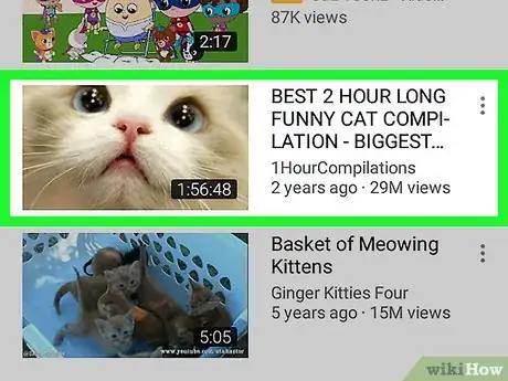 Imagem intitulada Copy a URL on the YouTube App on Android Step 3