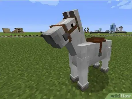 Imagem intitulada Ride a Horse on Minecraft Step 1