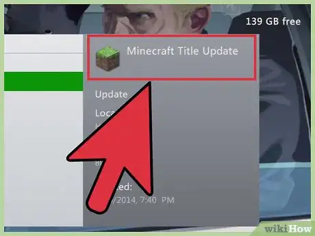 Imagem intitulada Update Minecraft for the Xbox 360
