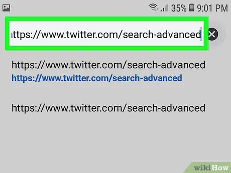 Imagem intitulada See Old Tweets on Android Step 6