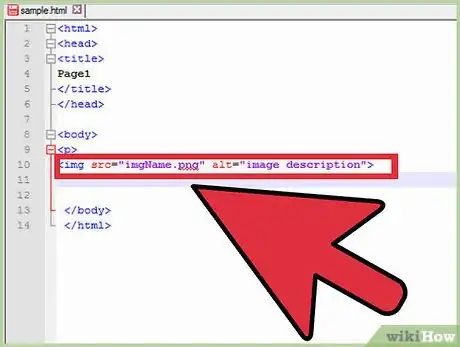 Imagem intitulada Center an Image in HTML Step 2
