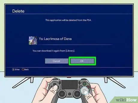 Imagem intitulada Delete Add Ons on PS4 Step 11