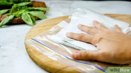 Imagem intitulada Store Fresh Basil Step 16