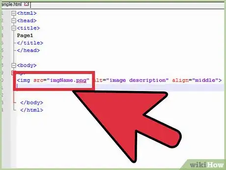 Imagem intitulada Center an Image in HTML Step 3