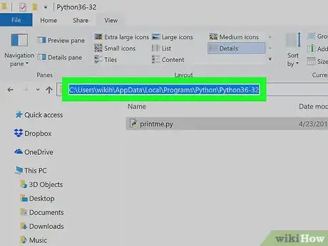 Imagem intitulada Use Windows Command Prompt to Run a Python File Step 14