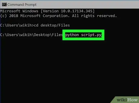 Imagem intitulada Use Windows Command Prompt to Run a Python File Step 10