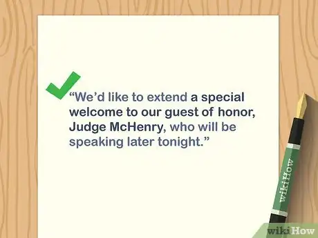 Imagem intitulada Write a Welcome Speech Step 3