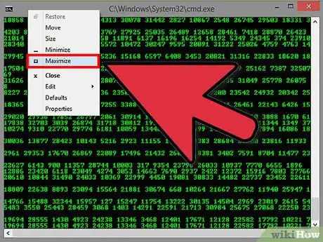 Imagem intitulada Create the Matrix Rain in Command Prompt Step 5