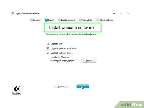 Imagem intitulada Install a Logitech Webcam Step 3