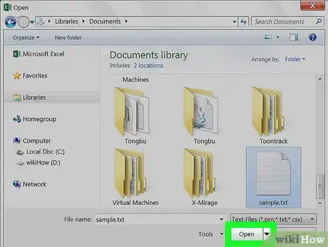 Imagem intitulada Convert Notepad to Excel Step 5
