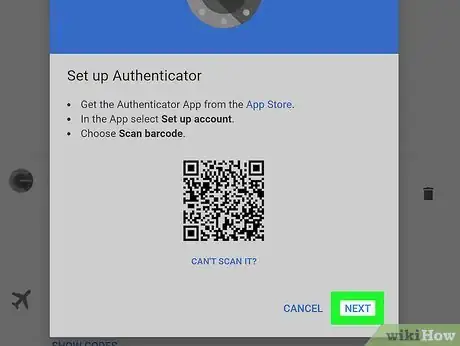 Imagem intitulada Restore Google Authenticator Step 19