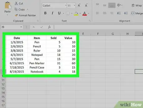 Imagem intitulada Create a Dashboard in Excel Step 3