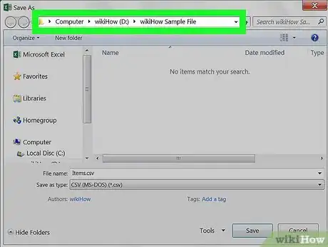 Imagem intitulada Convert Excel to CSV on PC or Mac Step 6