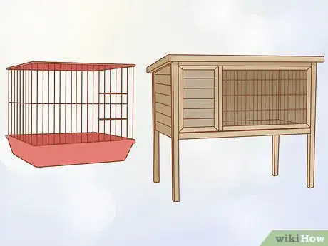 Imagem intitulada Set up a Rabbit Cage Step 1