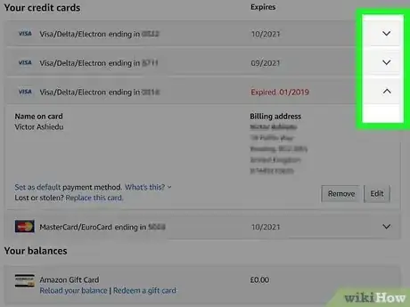 Imagem intitulada Remove a Gift Card from Amazon Step 6