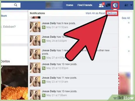Imagem intitulada View Your Facebook Notifications Step 8