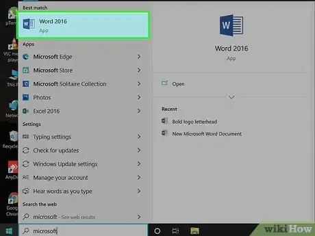 Imagem intitulada Recover Word Documents Step 1