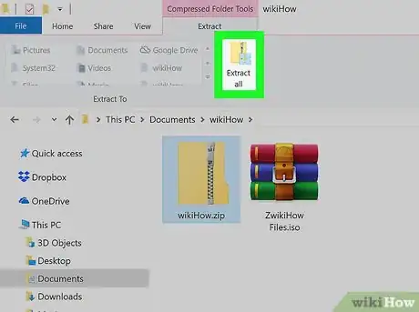 Imagem intitulada Unzip a File Step 5