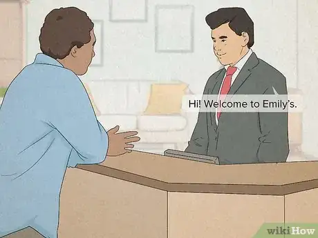 Imagem intitulada Be a Good Receptionist Step 10
