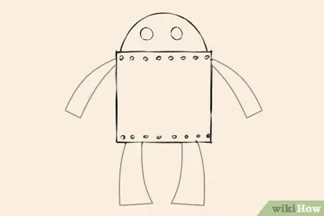 Imagem intitulada Draw a Robot Step 4