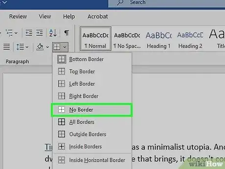Imagem intitulada Get Rid of a Horizontal Line in Microsoft Word Step 8