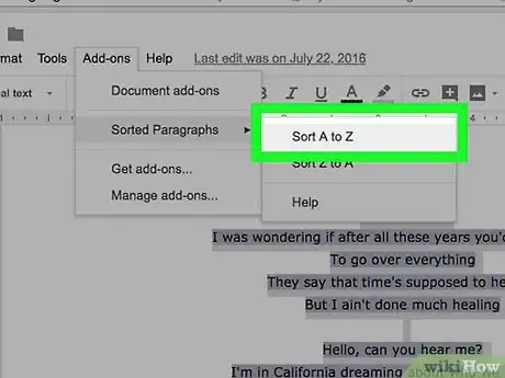 Imagem intitulada Alphabetize in Google Docs Step 12