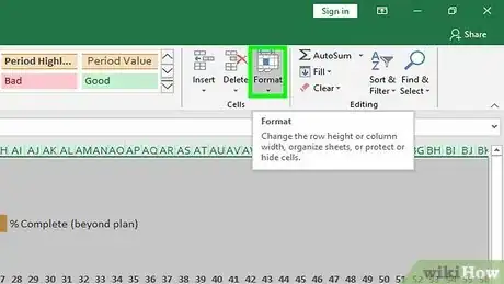 Imagem intitulada Unhide Rows in Excel Step 4