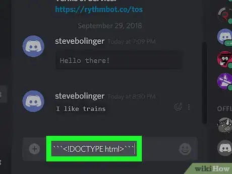 Imagem intitulada Format Text as Code in Discord Step 8