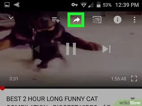 Imagem intitulada Copy a URL on the YouTube App on Android Step 5