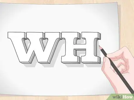 Imagem intitulada Draw 3D Block Letters Step 10